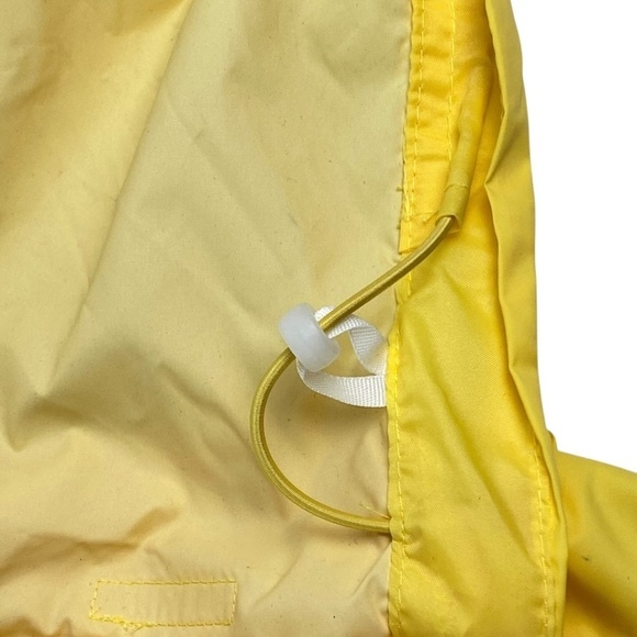 COLUMBIA Women's Jacket Rain Hooded Packable Yellow Size M - Picture 8 of 10